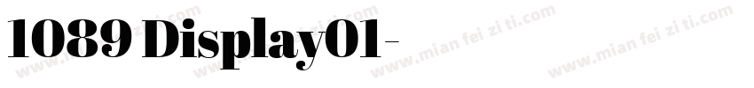 1089 Display01字体转换
